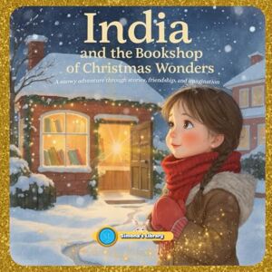 Garcia, Simona Stefanakova INDIA AND THE BOOKSHOP OF CHRISTMAS WONDERS: A snowy adventure through stories, friendship, and imagination Garcia, Simona Stefanakova INDIA AND THE BOOKSHOP OF CHRISTMAS WONDERS: A snowy adventure through stories, friendship, and imagination