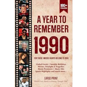 Zones, Wisdom A Year To Remember 1990 History Book: A Nostalgic Tribute for the Radio Babies with Heartfelt Memories of 1990 – An Ideal Gift for Birthdays, Anniversaries, and Special Occasions Zones, Wisdom A Year To Remember 1990 History Book: A Nostalgic Tribute for the Radio Babies with Heartfelt Memories of 1990 – An Ideal Gift for Birthdays, Anniversaries, and Special Occasions