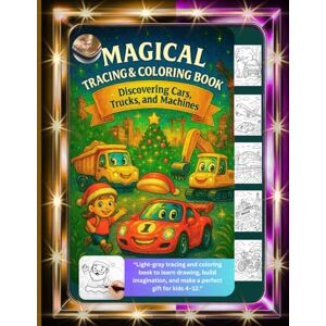 Brook, Amily Magical Tracing & Coloring Book Discovering Cars Trucks & Machines: 200 Pages of Cars Trucks Planes & More Tracing & Coloring Fun to Build Fine Motor ... Ages 4–12 (Magical Tracing and Coloring Book) Brook, Amily Magical Tracing & Coloring Book Discovering Cars Trucks & Machines: 200 Pages of Cars Trucks Planes & More Tracing & Coloring Fun to Build Fine Motor ... Ages 4–12 (Magical Tracing and Coloring Book)