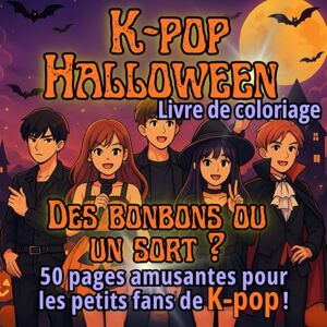 Books, Dreamweaver K-pop Halloween – Livre de coloriage pour enfants: 50 dessins amusants avec idoles, citrouilles, fantômes et monstres mignons – Parfait pour les jeunes fans de K-pop ! Books, Dreamweaver K-pop Halloween – Livre de coloriage pour enfants: 50 dessins amusants avec idoles, citrouilles, fantômes et monstres mignons – Parfait pour les jeunes fans de K-pop !