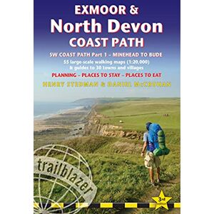 Henry Stedman Exmoor & North Devon Coast Path (South-West Coast Path Part 1) Minehead to Bude (Trailblazer British Walking Guides): Practical walking guide: ... ... to stay, places to eat (Trailblazer Guides) Henry Stedman Exmoor & North Devon Coast Path (South-West Coast Path Part 1) Minehead to Bude (Trailblazer British Walking Guides): Practical walking guide: ... ... to stay, places to eat (Trailblazer Guides)