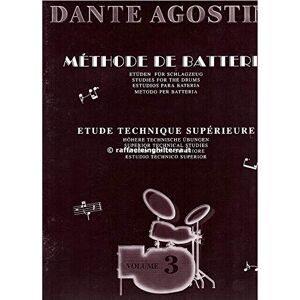 Agostini Dante Méthode De Batterie Volume 3 Agostini Dante Méthode De Batterie Volume 3