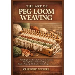 WATERS, CLIFFORD THE ART OF PEG LOOM WEAVING: An In Depth Handbook Exploring Tools, Materials, Warping Methods, Pattern Building, and Creative Projects for Handcrafted Textile Designs WATERS, CLIFFORD THE ART OF PEG LOOM WEAVING: An In Depth Handbook Exploring Tools, Materials, Warping Methods, Pattern Building, and Creative Projects for Handcrafted Textile Designs