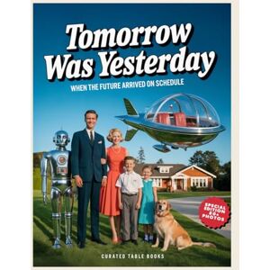Table Books, Curated Tomorrow Was Yesterday: When the Future Arrived on Schedule: Coffee Table Gift Book Table Books, Curated Tomorrow Was Yesterday: When the Future Arrived on Schedule: Coffee Table Gift Book