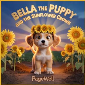 Co., Pagewell Bella the Puppy and the Sunflower Crown Kids Story Book: A Heartwarming Puppy Tale of Sunshine, Friendship, and Joy Co., Pagewell Bella the Puppy and the Sunflower Crown Kids Story Book: A Heartwarming Puppy Tale of Sunshine, Friendship, and Joy