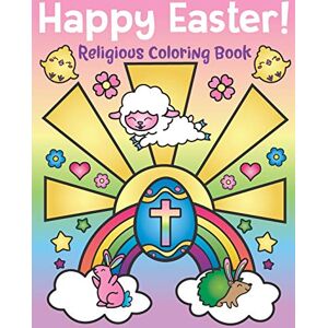 Spectrum, Nyx Happy Easter! Religious Coloring Book: of Christian Coloring Quotes and Cute Easter Bunny Spring Designs Easter Basket Stuffers for Kids and Adults Spectrum, Nyx Happy Easter! Religious Coloring Book: of Christian Coloring Quotes and Cute Easter Bunny Spring Designs Easter Basket Stuffers for Kids and Adults
