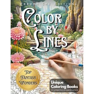 Editions, Chroma Ink Wildly Entertaining, Color by Lines Fantasy Wonders New Approach to Coloring Books, Perfect for Adults and Teens Seeking Unique Landscapes: Adult ... for Tracing Books and Color by Numbers Editions, Chroma Ink Wildly Entertaining, Color by Lines Fantasy Wonders New Approach to Coloring Books, Perfect for Adults and Teens Seeking Unique Landscapes: Adult ... for Tracing Books and Color by Numbers
