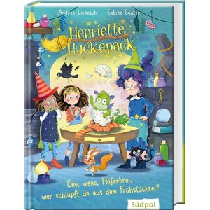 Lienesch, Andrea Henriette Huckepack Ene, mene, Haferbrei, wer schlüpft da aus dem Frühstücksei?: Die fröhliche kleine Hexe mit dem großen Erfindergeist Kinderbuch ab 7 Jahre Lienesch, Andrea Henriette Huckepack Ene, mene, Haferbrei, wer schlüpft da aus dem Frühstücksei?: Die fröhliche kleine Hexe mit dem großen Erfindergeist Kinderbuch ab 7 Jahre