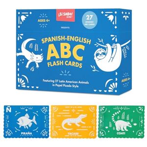 Mike Alfaro Spanish-English ABC Flash Cards: Featuring 27 Latin American Animals in a Papel Picado Design: 6 (Si Sabo Kids) Mike Alfaro Spanish-English ABC Flash Cards: Featuring 27 Latin American Animals in a Papel Picado Design: 6 (Si Sabo Kids)