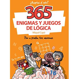 Capó, Miquel 365 enigmas y juegos de lógica: Enigmas y acertijos para niños y niñas (No ficción ilustrados) Capó, Miquel 365 enigmas y juegos de lógica: Enigmas y acertijos para niños y niñas (No ficción ilustrados)