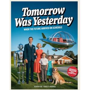 Table Books, Curated Tomorrow Was Yesterday: When the Future Arrived on Schedule: Coffee Table Gift Book Table Books, Curated Tomorrow Was Yesterday: When the Future Arrived on Schedule: Coffee Table Gift Book