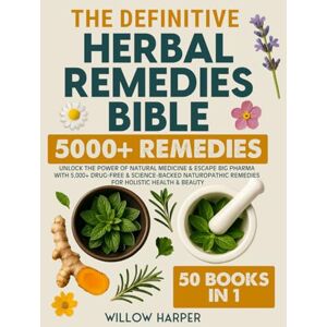 Harper, Willow The Definitive Herbal Remedies Bible: 50 Books In 1 Unlock the Power of Natural Medicine & Escape Big Pharma with 5,000+ Drug-Free & Science-Backed ... & Beauty (The Natural Healing Handbook) Harper, Willow The Definitive Herbal Remedies Bible: 50 Books In 1 Unlock the Power of Natural Medicine & Escape Big Pharma with 5,000+ Drug-Free & Science-Backed ... & Beauty (The Natural Healing Handbook)