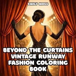 Moss, Emily Beyond the Curtains Vintage Runway Fashion Coloring Book Elegant Vintage Fashion Inspired by the Golden Age of Style: An Art Therapy Coloring ... Scenes (Retro Femme Coloring Collection) Moss, Emily Beyond the Curtains Vintage Runway Fashion Coloring Book Elegant Vintage Fashion Inspired by the Golden Age of Style: An Art Therapy Coloring ... Scenes (Retro Femme Coloring Collection)