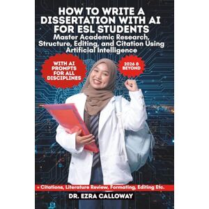 CALLOWAY, DR. EZRA HOW TO WRITE A DISSERTATION WITH AI FOR ESL STUDENTS: Master Academic Research, Structure, Editing, and Citation Using Artificial Intelligence (Academic Thesis Made Easy) CALLOWAY, DR. EZRA HOW TO WRITE A DISSERTATION WITH AI FOR ESL STUDENTS: Master Academic Research, Structure, Editing, and Citation Using Artificial Intelligence (Academic Thesis Made Easy)