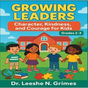 Grimes LCPC, Dr. Leeshe N. Growing Leaders: Character, Kindness, and Courage for Kids (Grades 2-3): A Fun Workbook on Character Building, Bullying Prevention, and Leadership for 2nd and 3rd Grade Students Grimes LCPC, Dr. Leeshe N. Growing Leaders: Character, Kindness, and Courage for Kids (Grades 2-3): A Fun Workbook on Character Building, Bullying Prevention, and Leadership for 2nd and 3rd Grade Students
