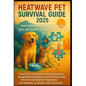 Institute, The National Academic Prep Heatwave Pet Survival Guide 2025: How to Keep Your Dogs and Cats Safe, Cool, and Healthy in Extreme Summer Heat Proven Tips for Cooling Pets, ... Outdoor Animals During Dangerous Temperatu Institute, The National Academic Prep Heatwave Pet Survival Guide 2025: How to Keep Your Dogs and Cats Safe, Cool, and Healthy in Extreme Summer Heat Proven Tips for Cooling Pets, ... Outdoor Animals During Dangerous Temperatu