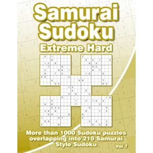 Books & Publishing, Flatline Extreme Hard Samurai Sudoku Puzzle Book: Very Difficult Sudoku Puzzles with 210 Samurai Style Puzzles for Advanced Books & Publishing, Flatline Extreme Hard Samurai Sudoku Puzzle Book: Very Difficult Sudoku Puzzles with 210 Samurai Style Puzzles for Advanced