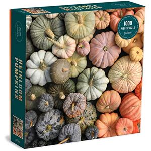 Galison 9780735369559 Heirloom Pumpkins 1000 Piece Puzzle in Square Box Galison 9780735369559 Heirloom Pumpkins 1000 Piece Puzzle in Square Box