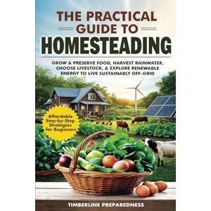 Timberline Preparedness The Practical Guide to Homesteading: Affordable Step-by-Step Strategies for Beginners—Grow & Preserve Food, Harvest Rainwater, Choose Livestock, Explore Renewable Energy, & Live Sustainably Off-Grid Timberline Preparedness The Practical Guide to Homesteading: Affordable Step-by-Step Strategies for Beginners—Grow & Preserve Food, Harvest Rainwater, Choose Livestock, Explore Renewable Energy, & Live Sustainably Off-Grid