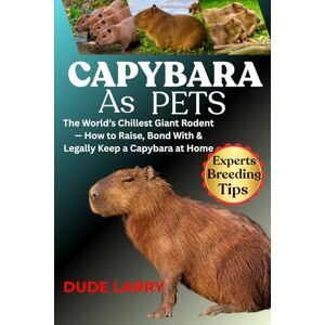 LARRY, DUDE CAPYBARA AS PETS: The World’s Chillest Giant Rodent — How to Raise, Bond With & Legally Keep a Capybara at Home LARRY, DUDE CAPYBARA AS PETS: The World’s Chillest Giant Rodent — How to Raise, Bond With & Legally Keep a Capybara at Home