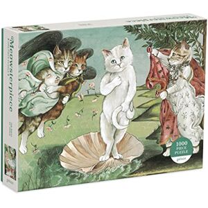 Galison Birth of Venus Meowsterpiece of Western Art Puzzle: 1000 Pieces Galison Birth of Venus Meowsterpiece of Western Art Puzzle: 1000 Pieces