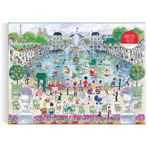 Galison Springtime In Paris – 1000 Piece Michael Storrings Puzzle Featuring The Ornamental Grand Bassin Pond In The Spring, Floral Shades Galison Springtime In Paris – 1000 Piece Michael Storrings Puzzle Featuring The Ornamental Grand Bassin Pond In The Spring, Floral Shades