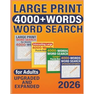 Abdalatif, Musiige 200+ Word Search Puzzles for Adults Large Print Edition 2026: Explore 50 Unique Themes Across 200 Fun and Challenging Word Search Puzzles Over 4,000 ... of Brain-Boosting Entertainment for 2026 Abdalatif, Musiige 200+ Word Search Puzzles for Adults Large Print Edition 2026: Explore 50 Unique Themes Across 200 Fun and Challenging Word Search Puzzles Over 4,000 ... of Brain-Boosting Entertainment for 2026