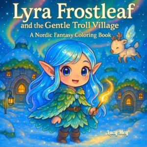 Mey, Lucy LYRA FROSTLEAF and The Gentle Troll Village: A Nordic Fantasy Coloring Book for Teens, Adults, for relaxation, featuring elf girl, landscape, animals Mey, Lucy LYRA FROSTLEAF and The Gentle Troll Village: A Nordic Fantasy Coloring Book for Teens, Adults, for relaxation, featuring elf girl, landscape, animals