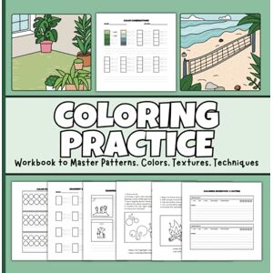 MeedSpire Coloring Practice Book for Your Color Blending Textures Patterns and Technique Skills MeedSpire Coloring Practice Book for Your Color Blending Textures Patterns and Technique Skills