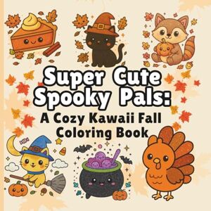 Creative Labs Super Cute Spooky Pals: A Cozy Kawaii Fall Coloring Book for Relaxation, Creativity, and Sweet Halloween Fun Creative Labs Super Cute Spooky Pals: A Cozy Kawaii Fall Coloring Book for Relaxation, Creativity, and Sweet Halloween Fun