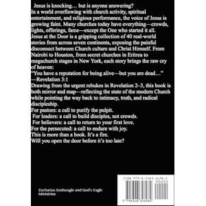 Godseagle, Zacharias JESUS AT THE DOOR 40 Heartbreaking Stories and Heaven's Final Warning to TODAY'S Churches Godseagle, Zacharias JESUS AT THE DOOR 40 Heartbreaking Stories and Heaven's Final Warning to TODAY'S Churches