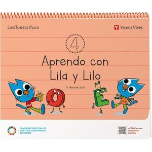 Editorial Vicens Vives APRENDO CON LILA Y LILO CUADERNO 4 Editorial Vicens Vives APRENDO CON LILA Y LILO CUADERNO 4