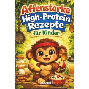 SQUARE Affenstarke High-Protein-Rezepte für Kinder Mukis gesunde Küche – Das Kinder-Kochbuch mit eiweißreichen Rezepten für eine ausgewogene Ernährung ( Bücher) SQUARE Affenstarke High-Protein-Rezepte für Kinder Mukis gesunde Küche – Das Kinder-Kochbuch mit eiweißreichen Rezepten für eine ausgewogene Ernährung ( Bücher)