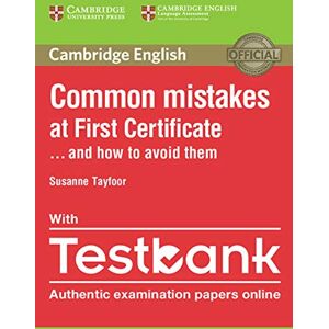 Tayfoor, Susanne Common Mistakes at First Certificate… and How to Avoid Them Paperback with Testbank Tayfoor, Susanne Common Mistakes at First Certificate… and How to Avoid Them Paperback with Testbank