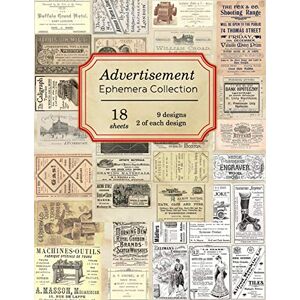 Journals, Ilopa Advertisement Ephemera Collection: 18 sheets over 140 old and antique Advertisements for DIY cards, junk journals and paper crafts (Vintage Ephemera Collection) Journals, Ilopa Advertisement Ephemera Collection: 18 sheets over 140 old and antique Advertisements for DIY cards, junk journals and paper crafts (Vintage Ephemera Collection)
