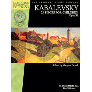 Dmitri Kabalevsky Kabalevsky 24 Pieces for Children, Opus 39. Piano Solo.: Schirmer Performance Editions Book Only (Schirmer Performance Editions: Hal Leonard Piano Library) Dmitri Kabalevsky Kabalevsky 24 Pieces for Children, Opus 39. Piano Solo.: Schirmer Performance Editions Book Only (Schirmer Performance Editions: Hal Leonard Piano Library)