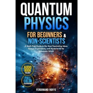Roffe, Ferdinand Quantum Physics for Beginners and Non-Scientists: A Math-Free Guide to the Most Fascinating Ideas, Bizarre Experiments, and Mysteries of the Subatomic World Roffe, Ferdinand Quantum Physics for Beginners and Non-Scientists: A Math-Free Guide to the Most Fascinating Ideas, Bizarre Experiments, and Mysteries of the Subatomic World