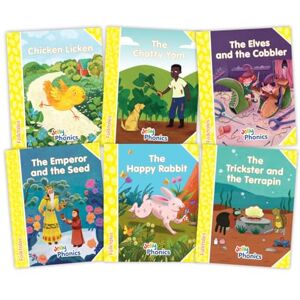 Guille-Marrett, Emily Jolly Phonics Folktales Yellow Readers (Level 2) Complete Set (1-6): in Precursive Letters (British English edition) Guille-Marrett, Emily Jolly Phonics Folktales Yellow Readers (Level 2) Complete Set (1-6): in Precursive Letters (British English edition)
