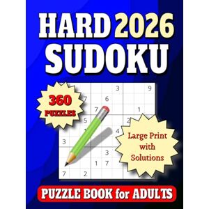 Lapin, Jessica 2026 Sudoku Puzzle Book Large Print: 360 Hard 9x9 Puzzles. All Solutions in Book. Vol. 1 (2026 Hard Sudoku for Adults) Lapin, Jessica 2026 Sudoku Puzzle Book Large Print: 360 Hard 9x9 Puzzles. All Solutions in Book. Vol. 1 (2026 Hard Sudoku for Adults)
