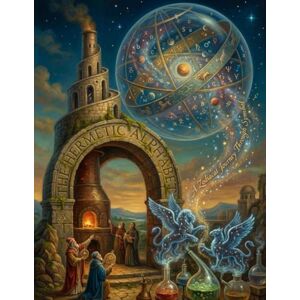 Nystrom, Augustus Cole The Hermetic Alphabet: A Zodiacal Journey Through Symbol: An Esoteric Art Book Inspired by Johfra's Mystical Surrealism and Renaissance Symbolism Nystrom, Augustus Cole The Hermetic Alphabet: A Zodiacal Journey Through Symbol: An Esoteric Art Book Inspired by Johfra's Mystical Surrealism and Renaissance Symbolism