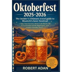 Adan, Robert Oktoberfest 2025–2026 The Insider’s Ultimate Travel Guide to Munich’s Beer Festival: Tips, Tent Secrets, Dress Code Hacks, 60+ Local Food & Drink Highlights, and Family-Friendly Ideas Adan, Robert Oktoberfest 2025–2026 The Insider’s Ultimate Travel Guide to Munich’s Beer Festival: Tips, Tent Secrets, Dress Code Hacks, 60+ Local Food & Drink Highlights, and Family-Friendly Ideas