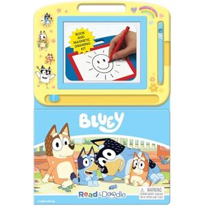 Phidal Publishing Inc. Bluey Read & Doodle Learning resources for kids, a magnetic drawing pad, an easy-to-use pen, 22-page board book for reading and drawing Phidal Publishing Inc. Bluey Read & Doodle Learning resources for kids, a magnetic drawing pad, an easy-to-use pen, 22-page board book for reading and drawing