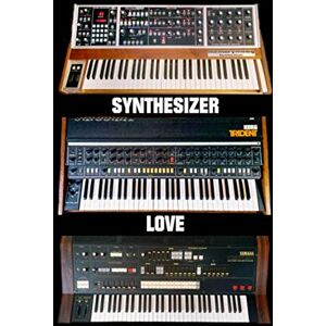 Synth Notebooks Vintage Synthesizer Notebook "Synthesizer Love" Journal Composition for Synth Lovers 6 x 9 inches 120 blank page Trident Memorymoog CS-70m Synth Notebooks Vintage Synthesizer Notebook "Synthesizer Love" Journal Composition for Synth Lovers 6 x 9 inches 120 blank page Trident Memorymoog CS-70m