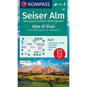 A préciser Seiser Alm / Alpe di Siusi + Aktiv Guide (067): 4in1 Wanderkarte, mit Aktiv Guide und Detailkarten inklusive Karte zur offline Verwendung in der KOMPASS-App. Fahrradfahren. Skitouren. A préciser Seiser Alm / Alpe di Siusi + Aktiv Guide (067): 4in1 Wanderkarte, mit Aktiv Guide und Detailkarten inklusive Karte zur offline Verwendung in der KOMPASS-App. Fahrradfahren. Skitouren.