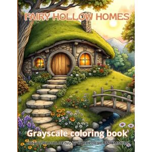 de Vries-Remmers, Corry Fairy hollow homes: grayscale coloring book for adults de Vries-Remmers, Corry Fairy hollow homes: grayscale coloring book for adults