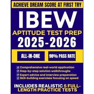 ROWLAND, TESSA IBEW APTITUDE TEST PREP 2025-2026: All-in-One Study Guide with 800 Practice Questions, Review Material, Winning Strategies and Detailed Answer Explanations to Pass the Exam ROWLAND, TESSA IBEW APTITUDE TEST PREP 2025-2026: All-in-One Study Guide with 800 Practice Questions, Review Material, Winning Strategies and Detailed Answer Explanations to Pass the Exam