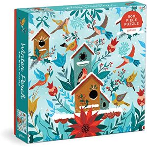 Galison 9780735376045 Winter Perch Jigsaw Puzzle, Multicoloured, 500 Pieces Galison 9780735376045 Winter Perch Jigsaw Puzzle, Multicoloured, 500 Pieces