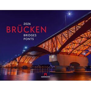 Brücken Kalender 2026: Hochwertiger Architektur-Kalender im großen Querformat (54x42 cm) Beeindruckende Bauwerke Brücken Kalender 2026: Hochwertiger Architektur-Kalender im großen Querformat (54x42 cm) Beeindruckende Bauwerke