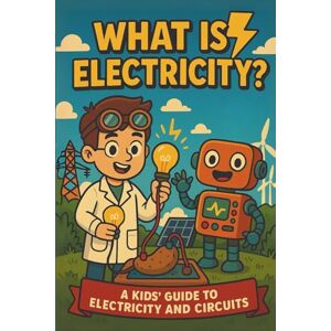 Rivers, Kai What is Electricity? A Kids Guide to Electricity and Circuits: Learn About Electricity, Energy, Circuits, Conductors, Batteries, Wires, and How Things Work – Fun STEM Science Book for Kids Ages 8-12 Rivers, Kai What is Electricity? A Kids Guide to Electricity and Circuits: Learn About Electricity, Energy, Circuits, Conductors, Batteries, Wires, and How Things Work – Fun STEM Science Book for Kids Ages 8-12