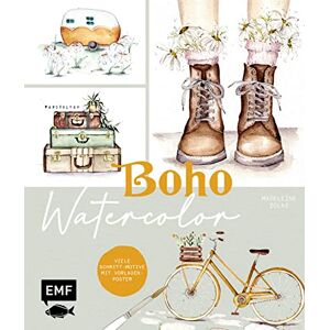 Zülke, Madeleine Boho Watercolor: Aquarell-Motive Schritt für Schritt im Vintage-Look malen Mit Vorlagen-Poster Zülke, Madeleine Boho Watercolor: Aquarell-Motive Schritt für Schritt im Vintage-Look malen Mit Vorlagen-Poster